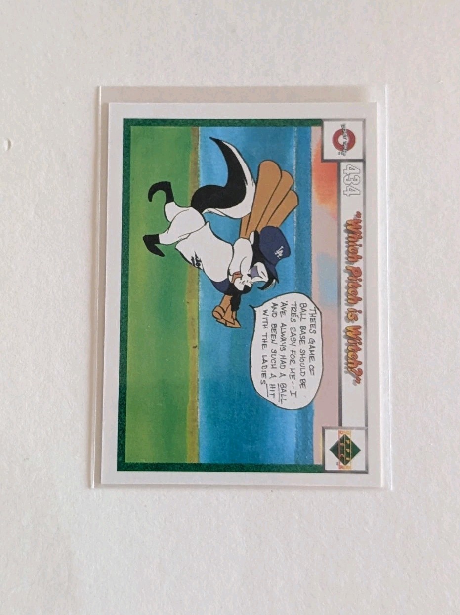 1990 Upper Deck Looney Tunes #434/#449 Which Pitch Is Witch?