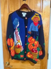 Vintage Alexandra Bartlett for The Eagle's Eye Pumpkin Scarecrow Fall Harvest