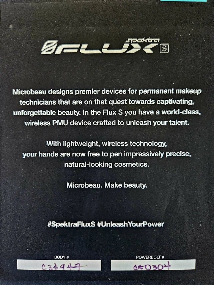 Fk Irons / Microbeau Spektra Flux 无线纹身机 黑色 — 第 4/4 张图片