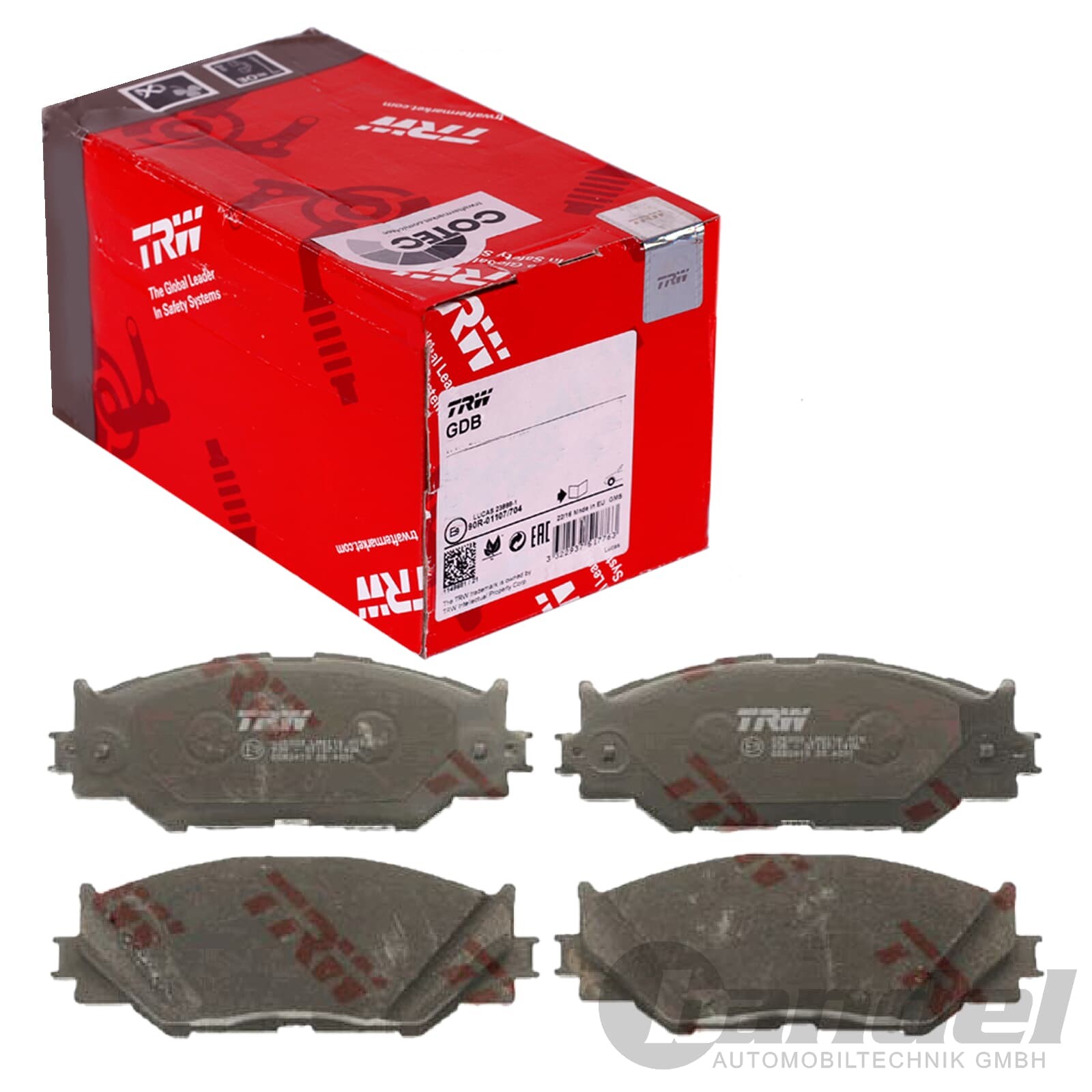 Plaquettes de frein anti-bruit pour Lexus IS 250 et 220d berline