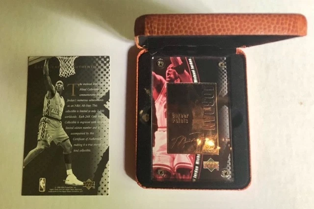 Michael Jordan 24kt Gold Card for sale | eBay