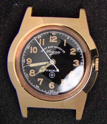 West End Uhr Sowar schwarzes Zifferblatt Herren Handaufzug Vintage Uhr -- Ersatzteile/Reparaturen