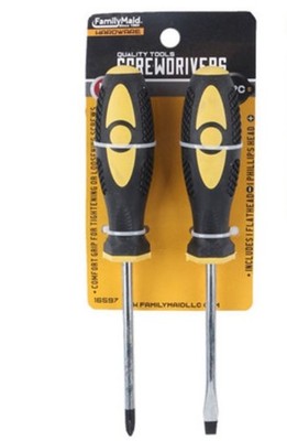 Screwdriver Set of 2, 1 Flat and 1 Phillips Head Familymaid