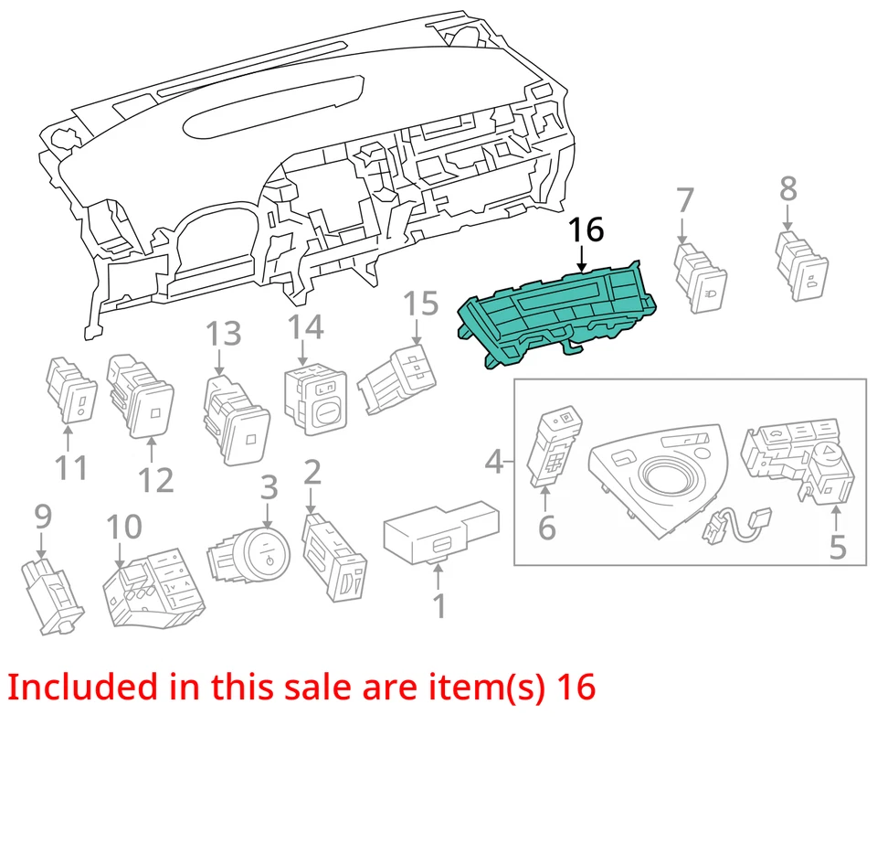 Toyota Prius 2012-2012 aire acondicionado calefacción climatización EK27W Foto 3 de 4