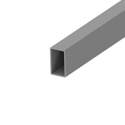 Edelstahlrohr V2A AISI 304 30x50x2mm L6000mm geschliffen JPL Profil Geländer