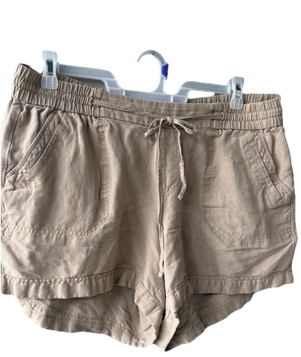 Lot Of Two Linen Blend Shorts Pockets Dawstring Comfortable Plus Size 18/20 - Bild 2 von 24