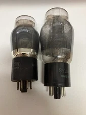 Lot of 2 6V6/6Y6 Electron Vacuum Tubes, Tested Good