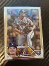 2023 Topps Chrome Update Series - Gus Varland #USC173 (RC) Brewers Rookie 