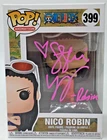 Funko Pop! One Piece Nico Robin #399 SIGNED STEPHANIE YOUNG W/ Protector JSA COA