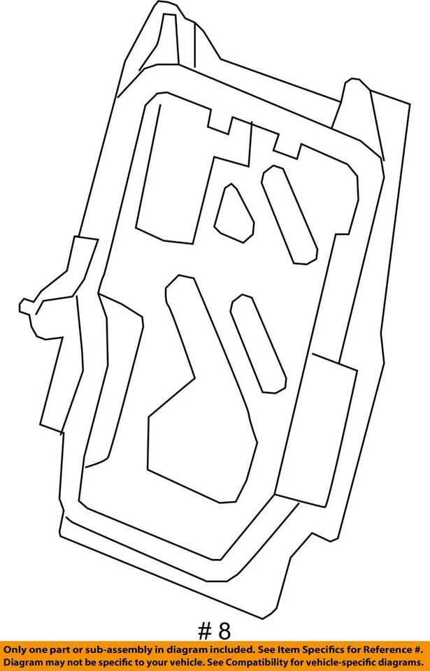 Chevrolet Buick Traverse 2011 cuadro enclave ASM R/asiento BK Cush 20916156 nuevo OEM Foto 3 de 3