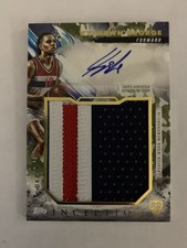 2025 Topps Inception Camo Rookie Jumbo Relic Kyshawn George Auto 4/10