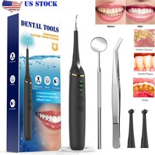 Dental Electric Tooth Cleaner Teeth Stains Scaler Tartar Calculus Plaque Remover