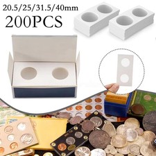 4 Size Assorted Coin Holder 2X2 Cardboard Mylar Flip For Penny Nickel Dollar