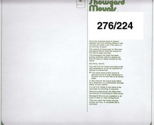 Showgard Stamp Mounts 276 / 224 mm Clear Miscellaneous Sheets Long Term Storage