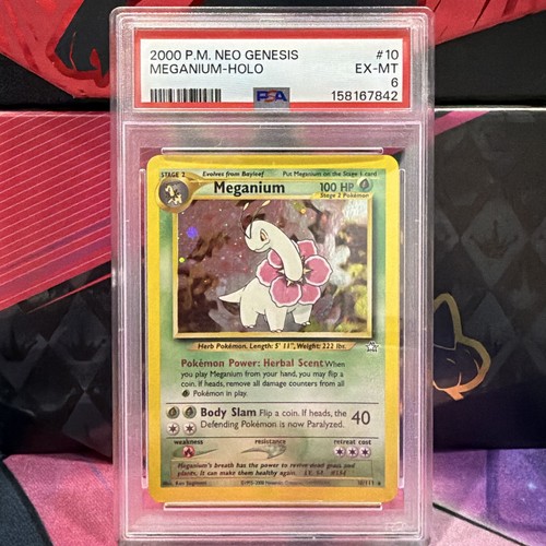 Meganium (Unlimited) graded PSA 6 for sale on eBay
