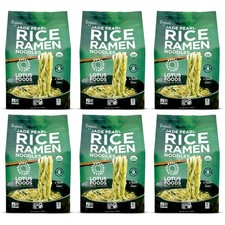 Lotus Foods Jade Pearl Organic Rice Ramen Gluten Free Rice Ramen, Whole Grai...