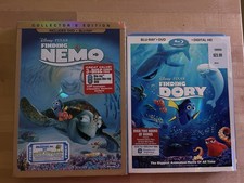 Finding Nemo Finding Dory Blu Ray New