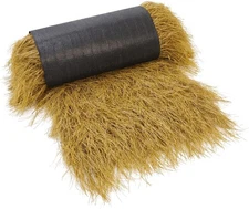 Tiki Thatch Roof Roll 120x16in Artificial Straw for Tiki Bar Hut Patio Decor