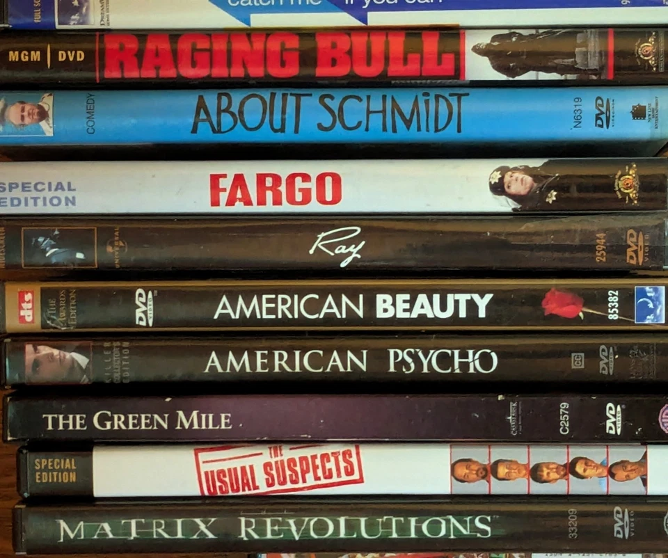 DVD Lot of 10 Classic Dramas: Usual Suspects, Green Mile, American Beauty, Fargo - Image 2 of 2
