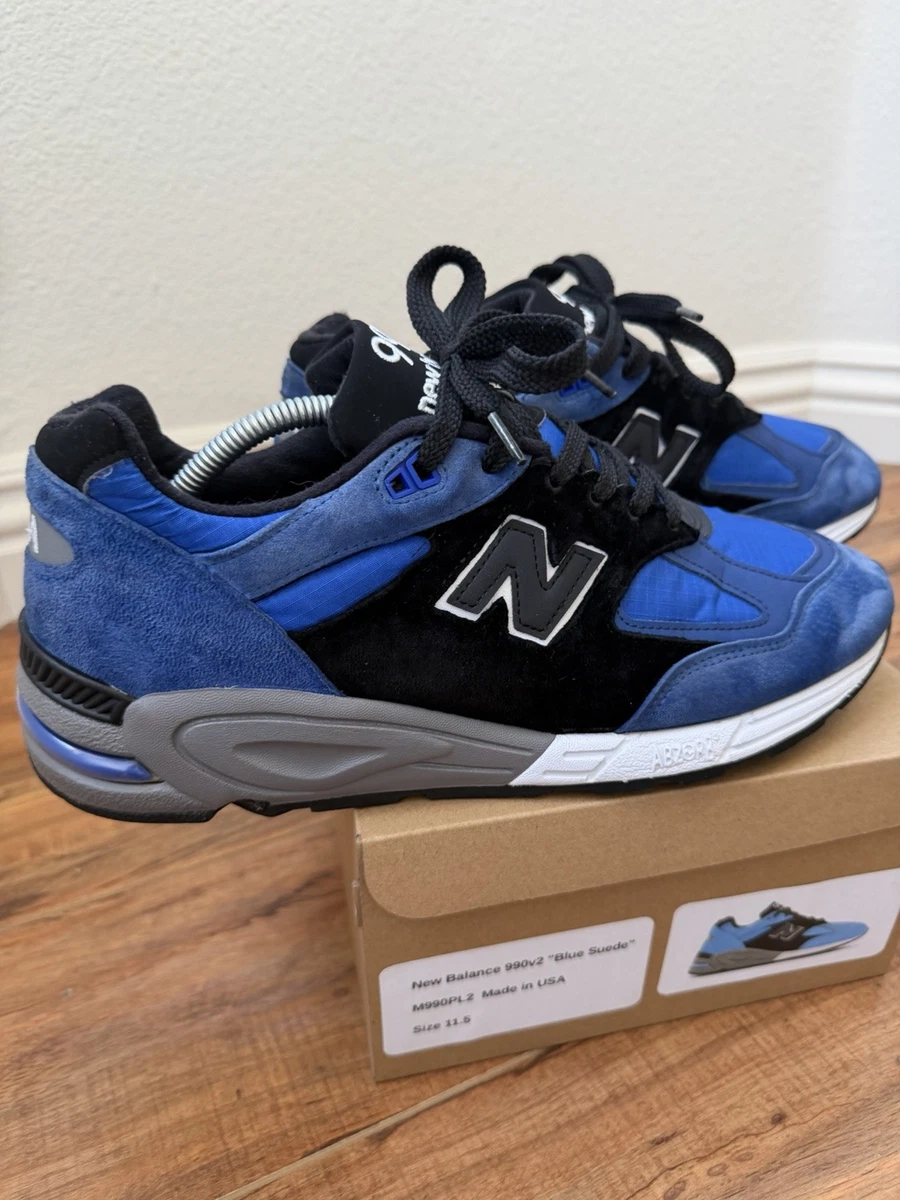 New Balance 990 V2 Low Blue for Sale | Authenticity Guaranteed | eBay