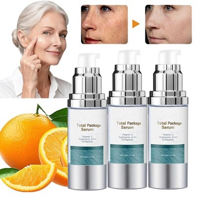 Total Package Serum, All-In-One Vitamin C, Hyaluronic Acid, Peptides Serum 1/5PC