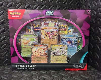 pokémon trading card game tera team premium collection Pokemon TCG: Tera Team Premium Collection Box 9x Boosters New Factory  Sealed