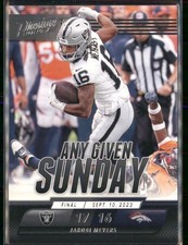 2024 Panini Prestige - Any Given Sunday Jakobi Meyers #AGS-JMS