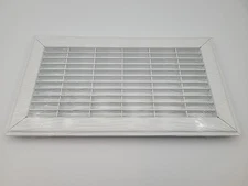Hart & Cooley Steel Floor Grille 012098 12" X 6" White