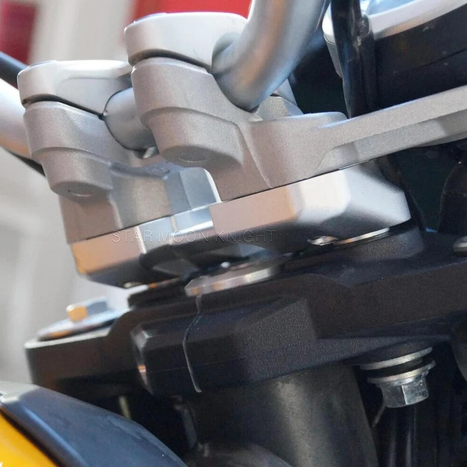 Motorcycle HandleBar Clamps Bar Risers Adapter For Ducati Scrambler 400 800 1100 - Image 2 of 4