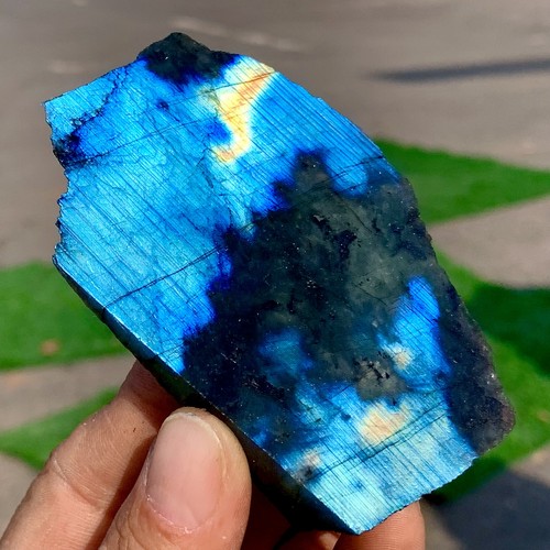 87G Natural Beautiful luster Labradorite free-form inornament ornament - Picture 9 of 20