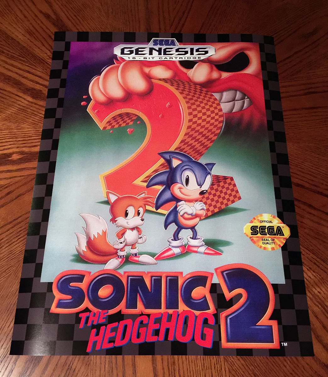 Sonic the hedgehog 2 retro hot sale