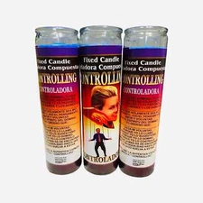 Set 3x Veladora CONTROLADORA - CONTROLLING Fixed Candle,Para Dominar y Control