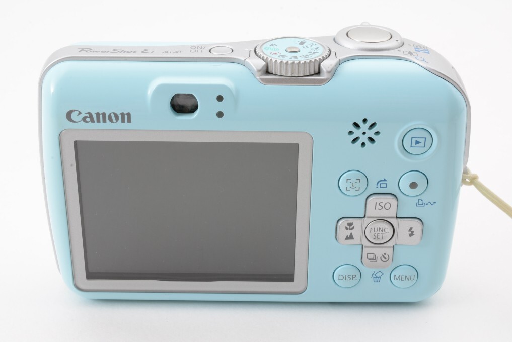 Mint] Canon PowerShot E1 PC1338 Blue Compact Digital Camera
