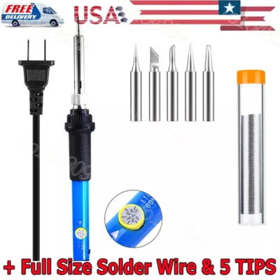 Soldering Iron Electric Gun LCD Digital Adjustable Temperature Soldering Gun Kit