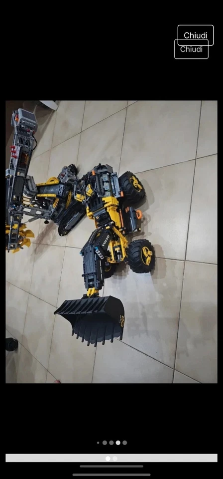 LEGO Technic 42081 Volvo Concept Wheel Loader ZEUX, foto 3 di 3