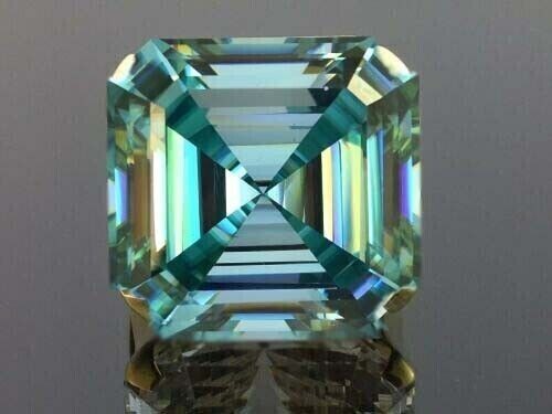 Stunning 27.30 Ct Certified Blue Diamond Solitaire Ring-925 Silver, Great Shine