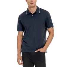 Ted Baker Men's 2 Button Ribbed Color Polo