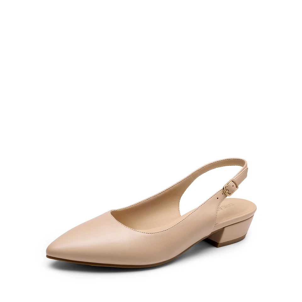 Mujeres Zapatos de vestir con cordones Tacón bajo Grueso Punta Zapatos de oficina de negocios Foto 3 de 4