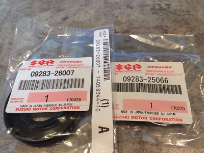 Suzuki TM100 TM125 73-75 OEM Engine Main Crank Shaft Seal Set 75-77 RM100 RV125