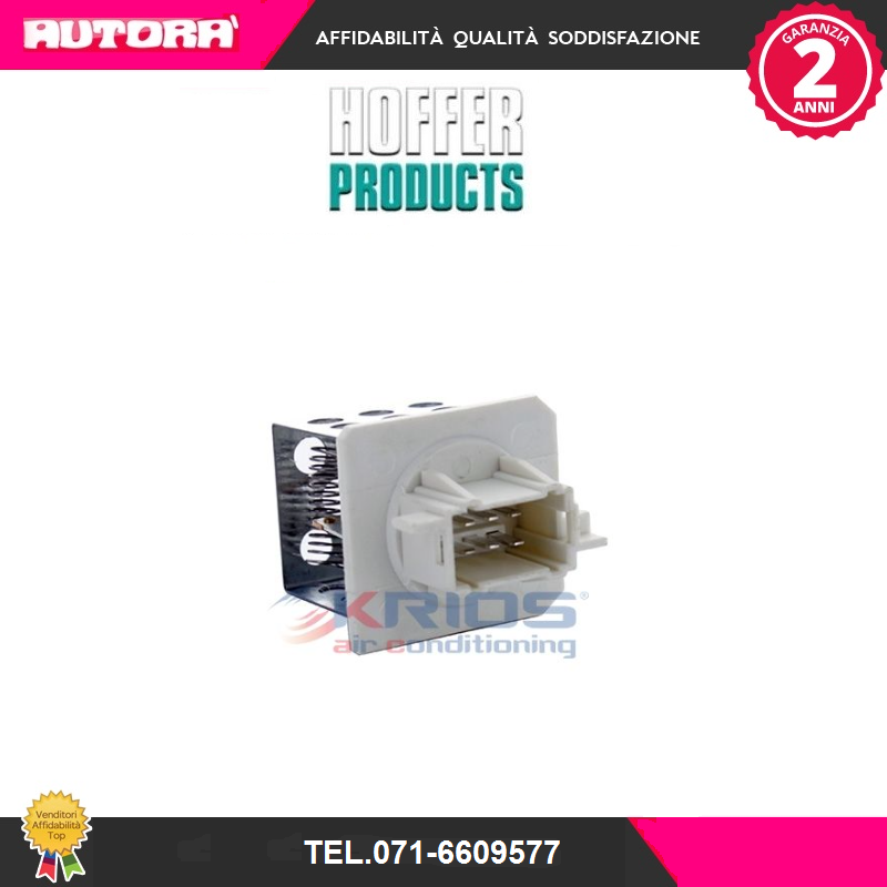 K109103 Resistenza, Ventilatore abitacolo (MARCA HOFFER)..
