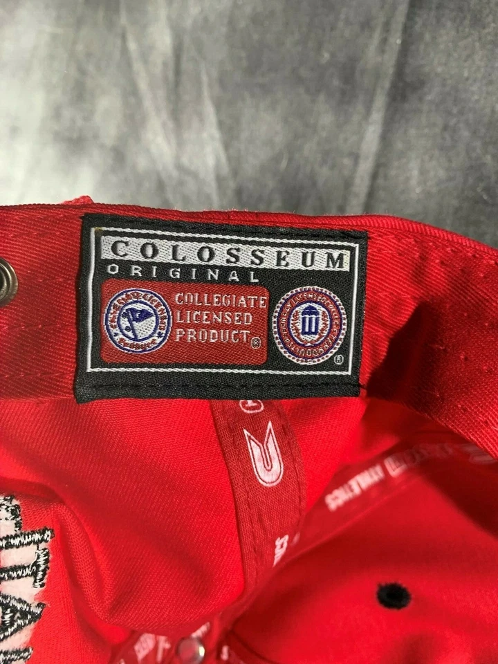 NUEVO GORRO/SOMBRERO DE PELOTA ROJO BLANCO CON LOGOTIPO DE LOS BEARCATS DE LOS CINCINNATI UNIVERSIDAD NCAA DEPORTES Foto 3 de 3