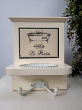Wonderful Le Bain Bathroom Soap Holder And Robe Hooks Wall Mounted Washroom Sign