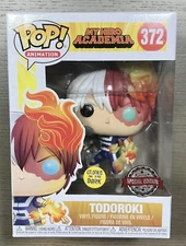 Funko Animation My Hero Academia Todoroki #372 Glow in The Dark W/Pop Protector!