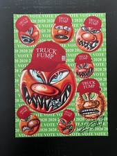 Kenny Scharf, Truck Fump Limited Print 1/50, Signed Donald Trump Kamala Harris