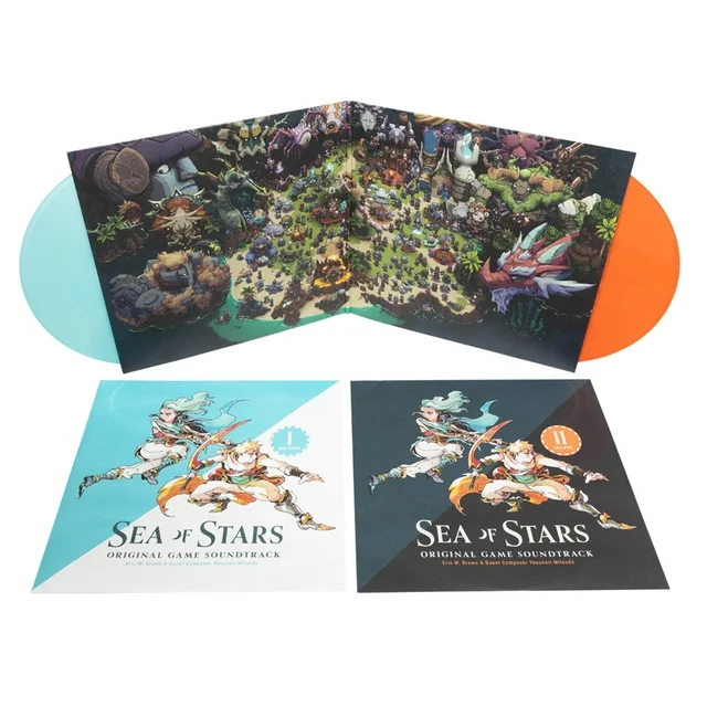 Sea of stars サウンドトラック　LPレコード Sea of Stars Video Game Vinyl Soundtrack Solar Orange and