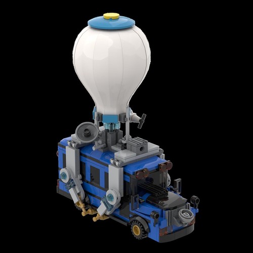 Bus Iconic Vehicle from Video Game 387 Pieces 7.6 x 3.6 x 8.6 inches MOC-22103 - Picture 3 of 7