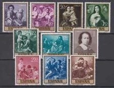 Spain 1960 Nuevo Mint MNH Spanien Espagne Edifil 1270-1279 Scott 921-930