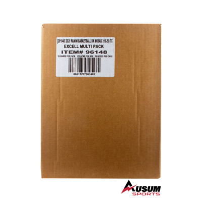 2019-20 Panini Mosaic Basketball NBA Sealed Trading Cards 20 Box Cello Case