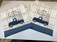 Table Runner Farmers Market Fresh & Local NEW! 68” x 13”