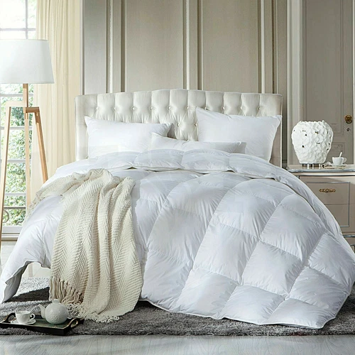 15 - togs LUXURY HOTEL QUALITY GOOSE / DUCK FEATHER & DOWN DUVET COTTON QUILT - Picture 6 of 7